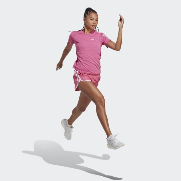 Short De Running Marathon 20 Fuchsia Adidas