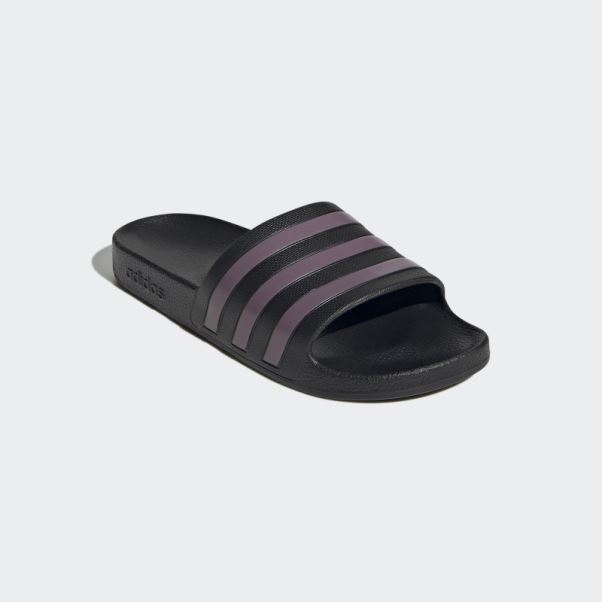 Adidas Adilette Aqua Slides Violet Mat Met