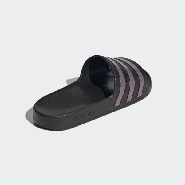 Adidas Adilette Aqua Slides Violet Mat Met