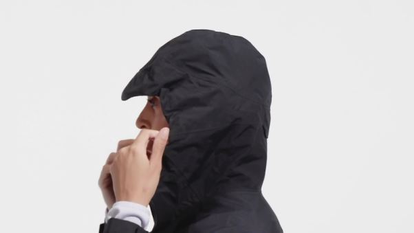 Veste De Randonnée Adidas Terrex Xploric Rain.rdy Noir