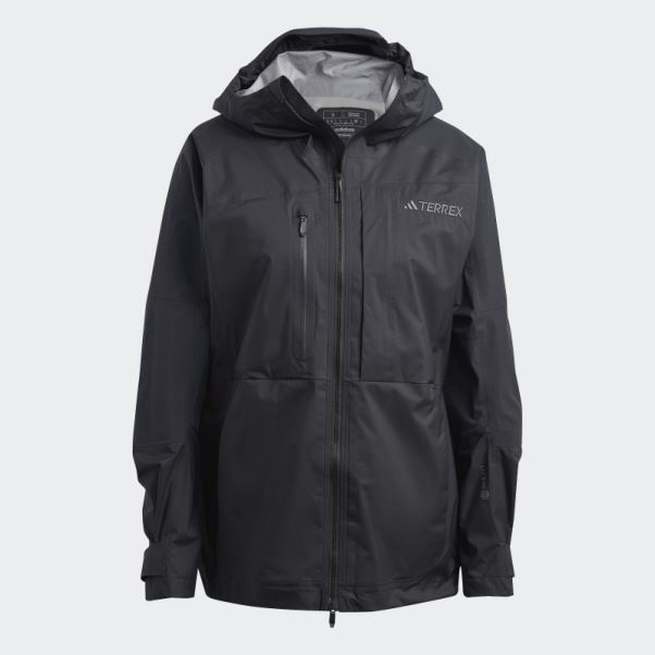 Veste De Randonnée Adidas Terrex Xploric Rain.rdy Noir