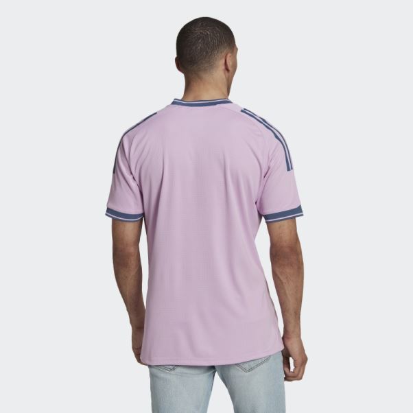 Maillot D'entrainement Rugby Adidas All Blacks Lilas