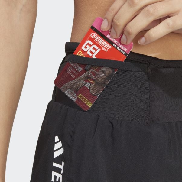 Adidas Terrex Agravic Trail Running Short Noir