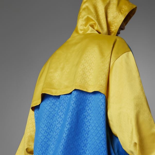 Adidas Coupe-vent Adicolor Heritage Now Colorblock Oiseau Bleu