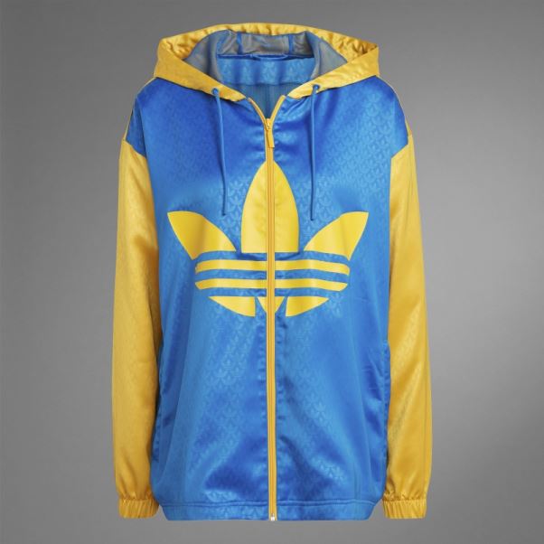 Adidas Coupe-vent Adicolor Heritage Now Colorblock Oiseau Bleu