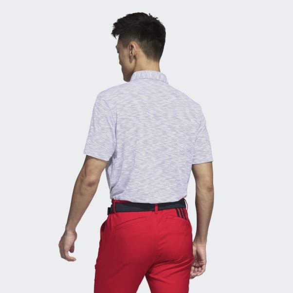 Polo De Golf Teinté Dans L'espace Blanc Adidas