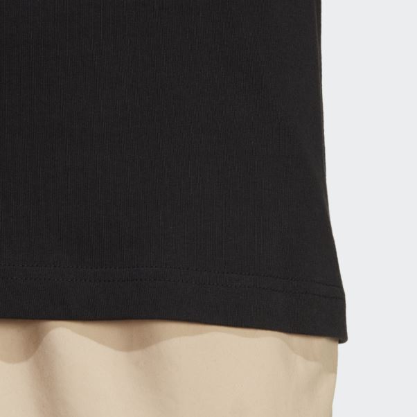 T-shirt Adidas Aventure Montagne Devant Noir Mode
