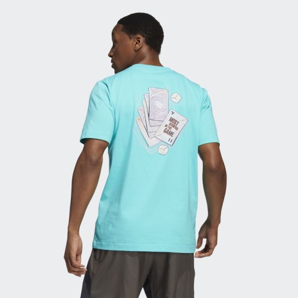 T-shirt Adidas Trae Le Plus Douté Menthe Rush