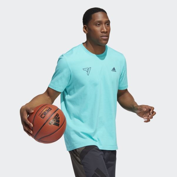 T-shirt Adidas Trae Le Plus Douté Menthe Rush