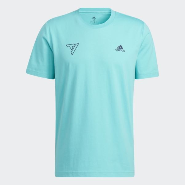 T-shirt Adidas Trae Le Plus Douté Menthe Rush