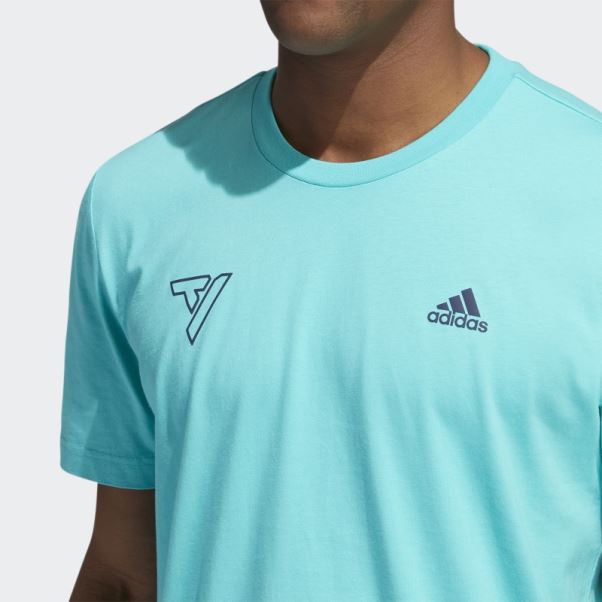 T-shirt Adidas Trae Le Plus Douté Menthe Rush