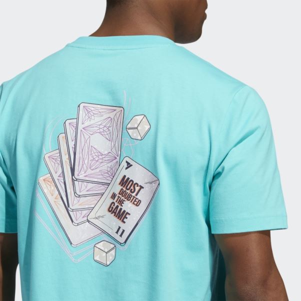 T-shirt Adidas Trae Le Plus Douté Menthe Rush