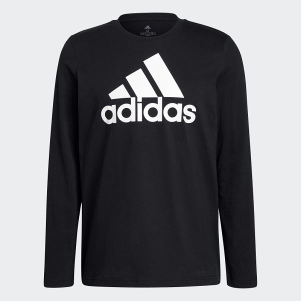T-shirt Manches Longues Essentials Noir Adidas