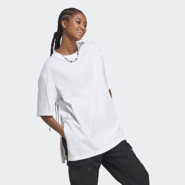 T-shirt Oversize Adidas Dance Blanc
