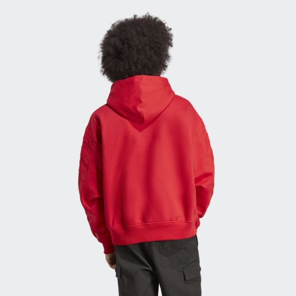 Sweat à Capuche Adidas San Diego écarlate