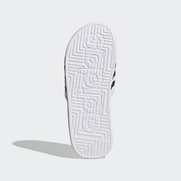 Claquettes Adissage Blanc Adidas