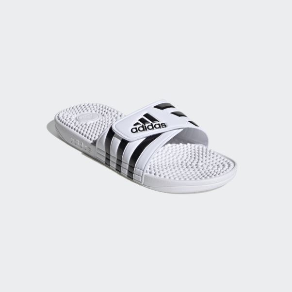 Claquettes Adissage Blanc Adidas