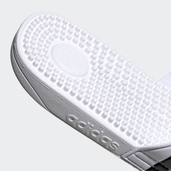 Claquettes Adissage Blanc Adidas
