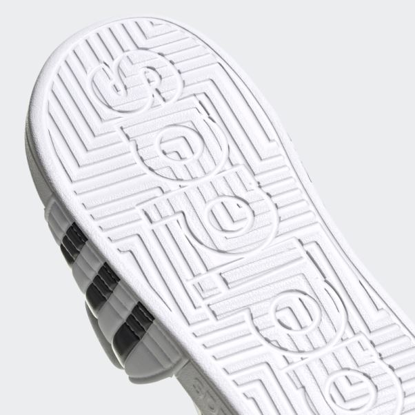 Claquettes Adissage Blanc Adidas