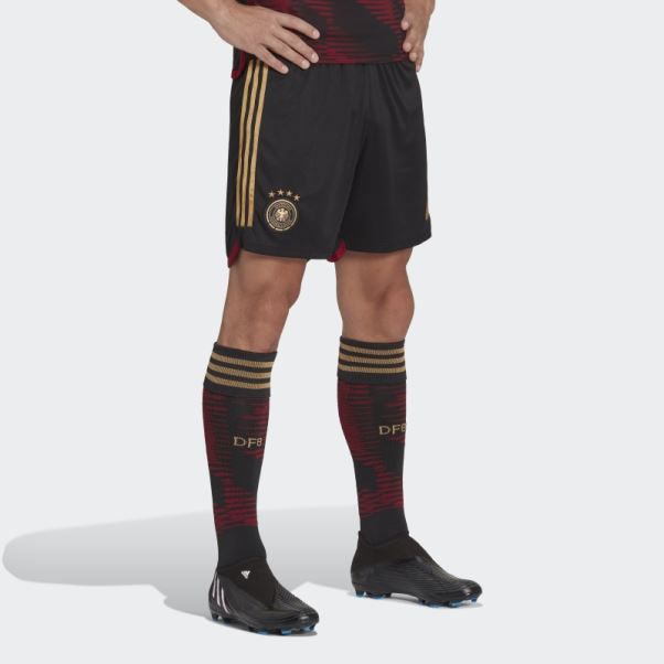 Short Adidas Allemagne 22 Extérieur Noir