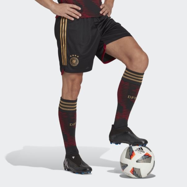 Short Adidas Allemagne 22 Extérieur Noir