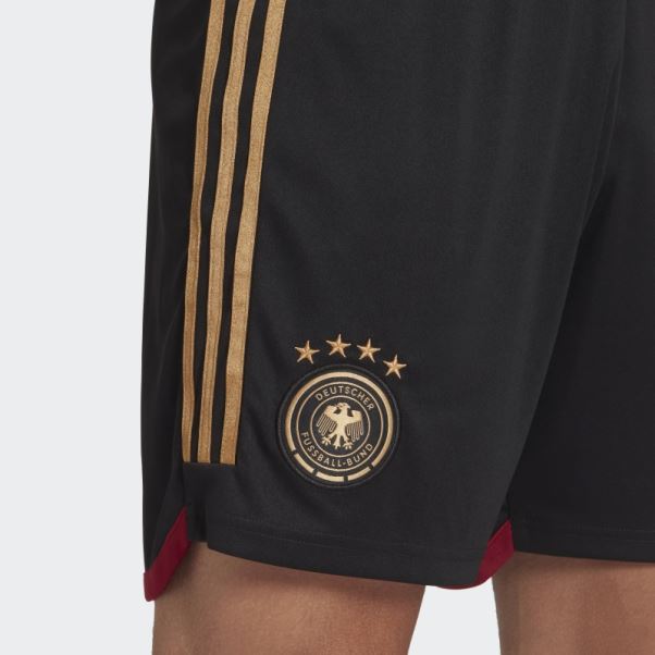 Short Adidas Allemagne 22 Extérieur Noir