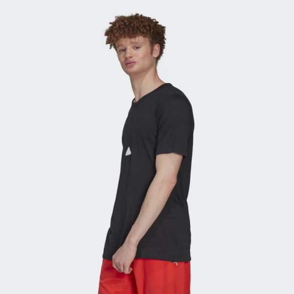 T-shirt Adidas élégant Noir