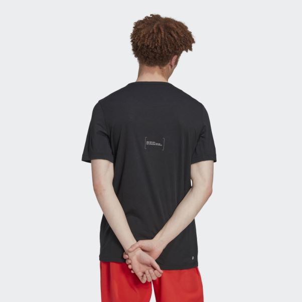 T-shirt Adidas élégant Noir