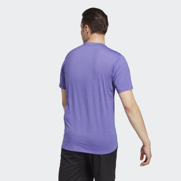 Conçu Pour L'entraînement Aeroready Hiit T-shirt D'entraînement Color-shift Violet Rush Adidas