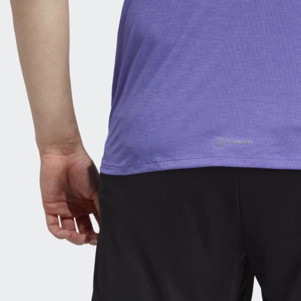 Conçu Pour L'entraînement Aeroready Hiit T-shirt D'entraînement Color-shift Violet Rush Adidas