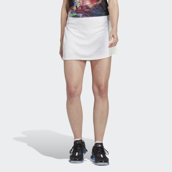 Jupe De Match De Tennis Adidas Blanc