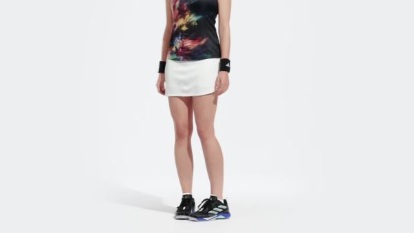 Jupe De Match De Tennis Adidas Blanc