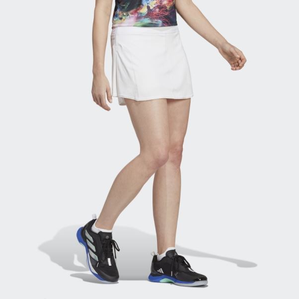 Jupe De Match De Tennis Adidas Blanc