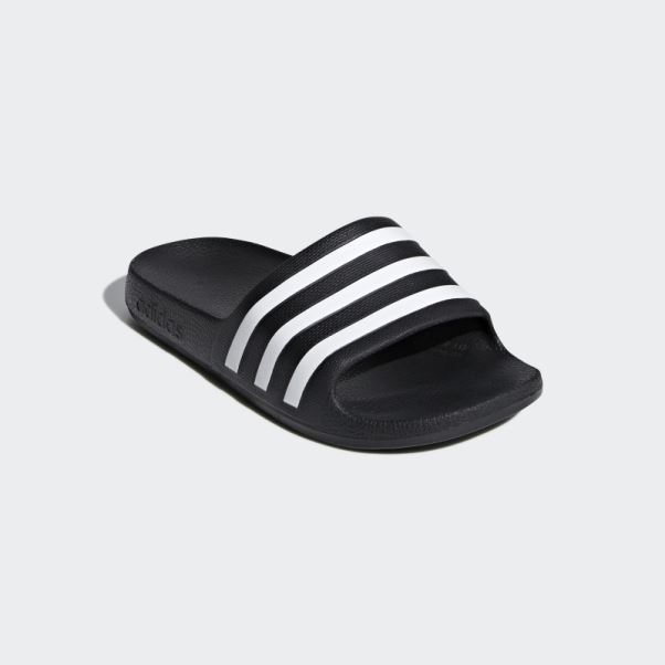Claquettes Adidas Adilette Aqua Noires
