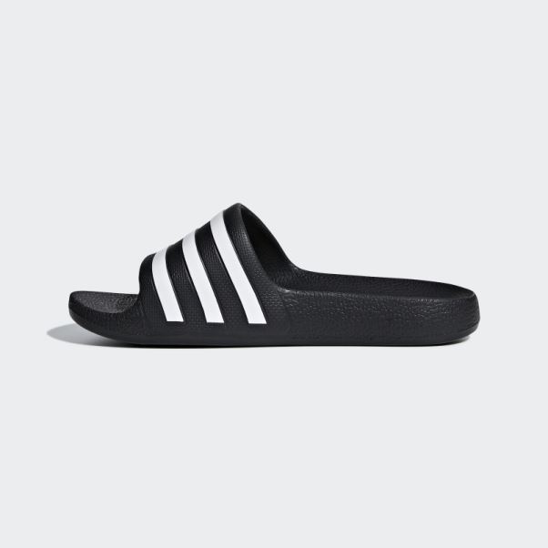 Claquettes Adidas Adilette Aqua Noires
