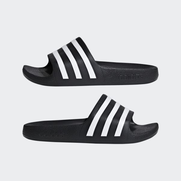Claquettes Adidas Adilette Aqua Noires