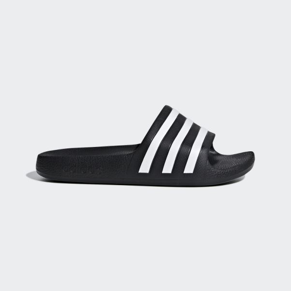 Claquettes Adidas Adilette Aqua Noires
