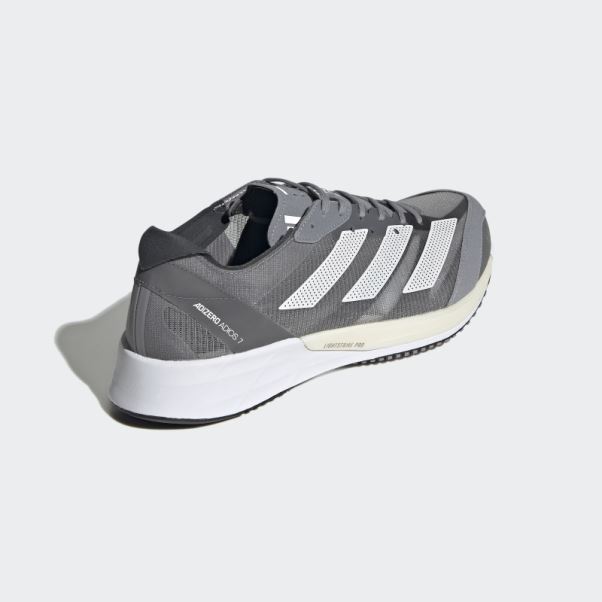 Chaussures Adidas Adizero Adios 7 Grises