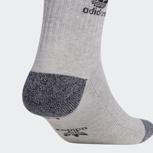Chaussettes Grises Adidas Roller Crew 3 Paires
