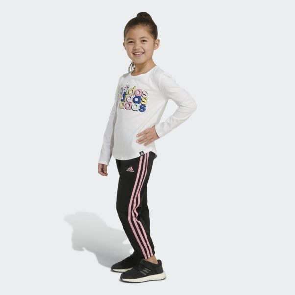 T-shirt Manches Longues Col Rond 23 Adidas Blanc