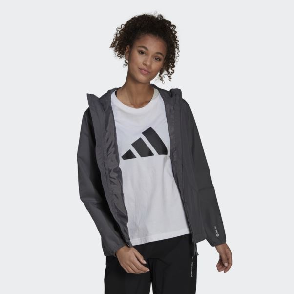 Veste Essentials Rain.rdy Adidas Gris