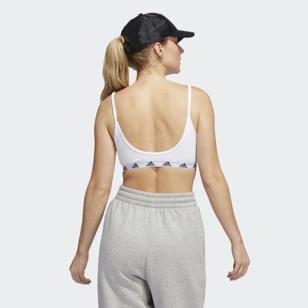 Soutien-gorge Léger Adidas Purebare Light-support Blanc