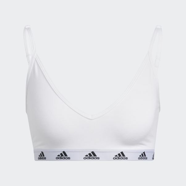 Soutien-gorge à Maintien Léger Purebare Blanc Adidas