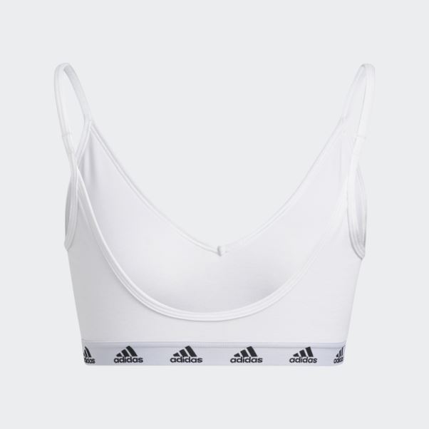 Soutien-gorge à Maintien Léger Purebare Blanc Adidas
