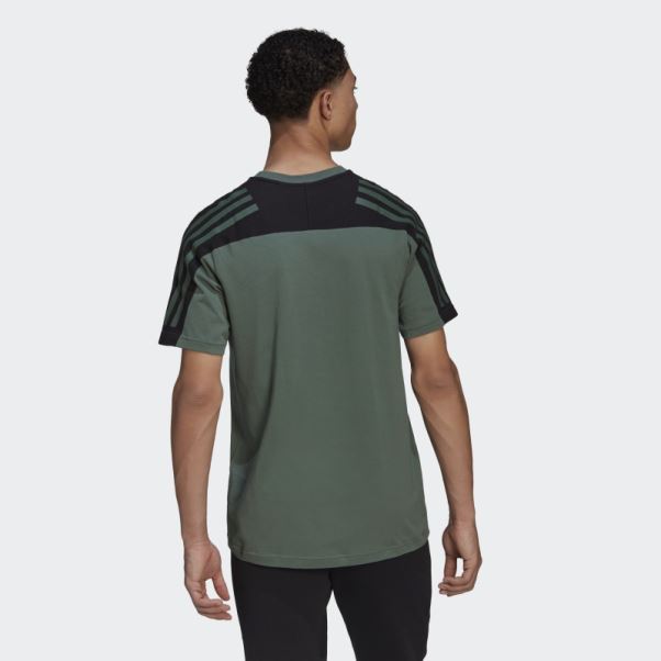 T-shirt à 3 Bandes Adidas Green Oxide Future Icons