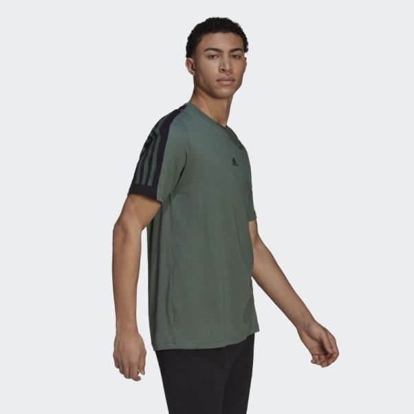T-shirt à 3 Bandes Adidas Green Oxide Future Icons