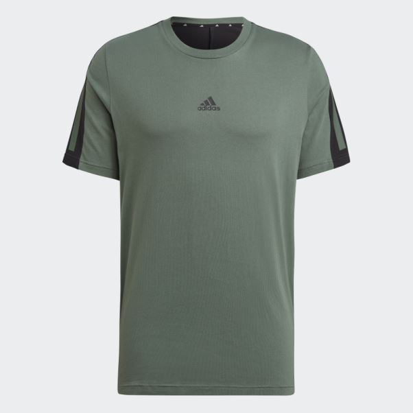 T-shirt à 3 Bandes Adidas Green Oxide Future Icons