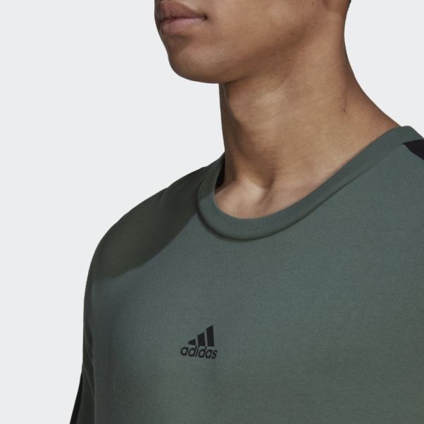 T-shirt à 3 Bandes Adidas Green Oxide Future Icons