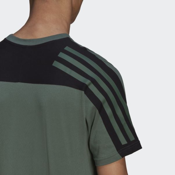 T-shirt à 3 Bandes Adidas Green Oxide Future Icons