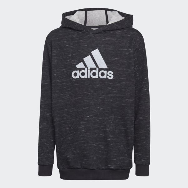 Future Icons Badge Of Sport Sweat à Capuche Adidas Noir Melange